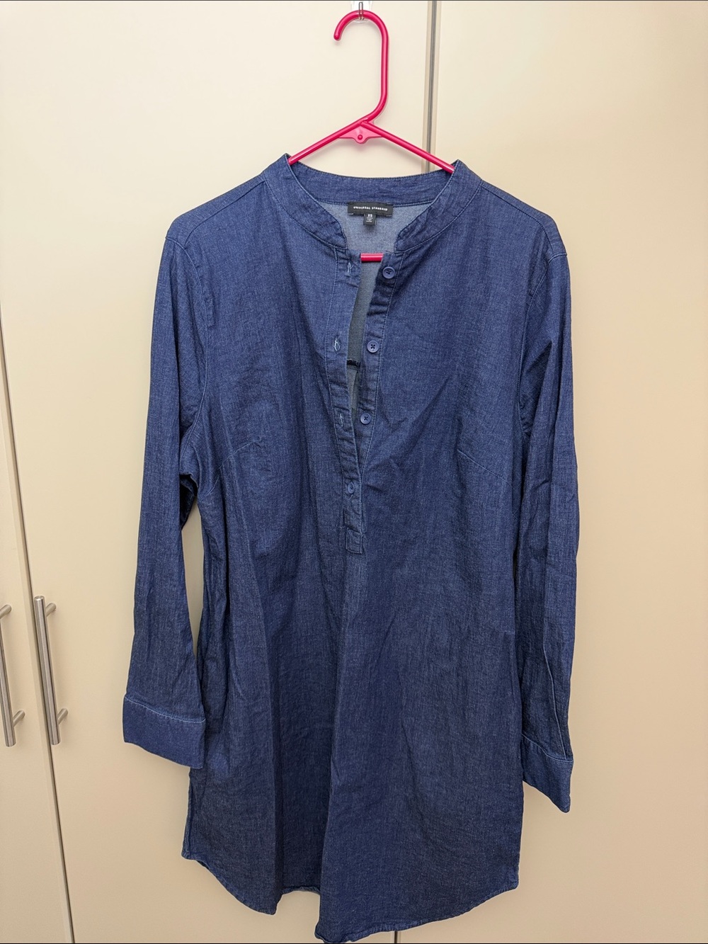 Universal Standard Long-Sleeve Denim Dress
